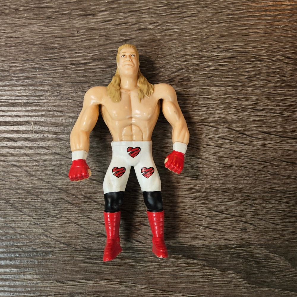 Vintage 1996 Shawn Michaels‎ WWF Bend-Ems Just Toys Action Figure Heartbreak Kid